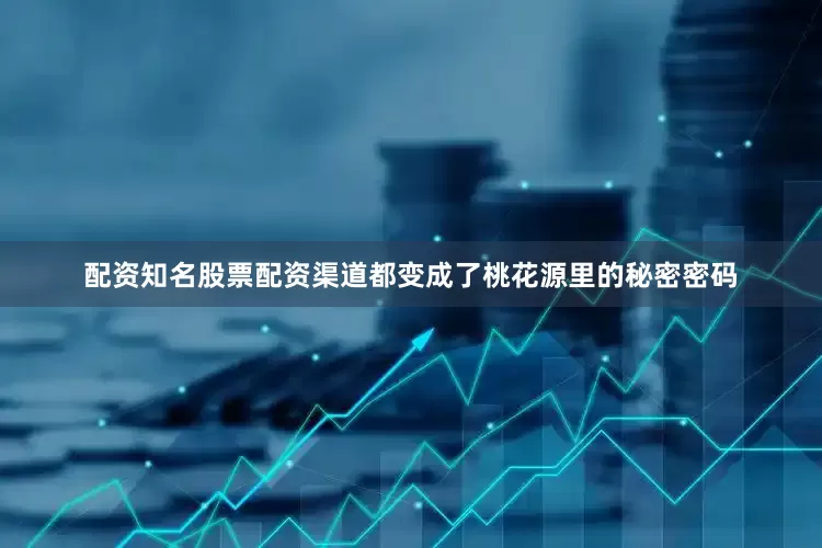 配资知名股票配资渠道都变成了桃花源里的秘密密码